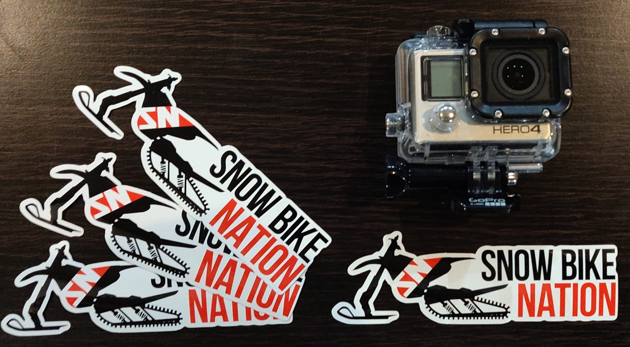 SnowBike Nation Stickers